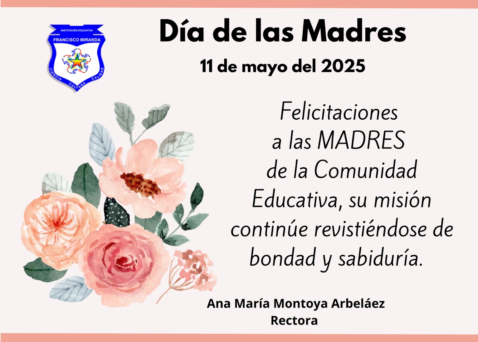 Felicidades a las Madres de la Comunidad